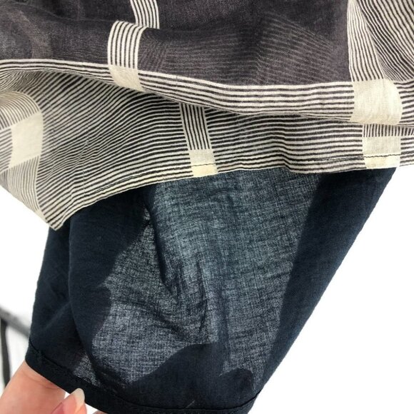 Burberry London Black Grey Plaid Square Neck Knee Lemgth Dress size 6 - Picture 14 of 15